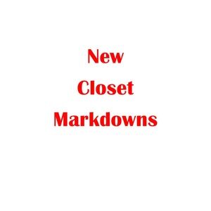 New Closet Markdowns